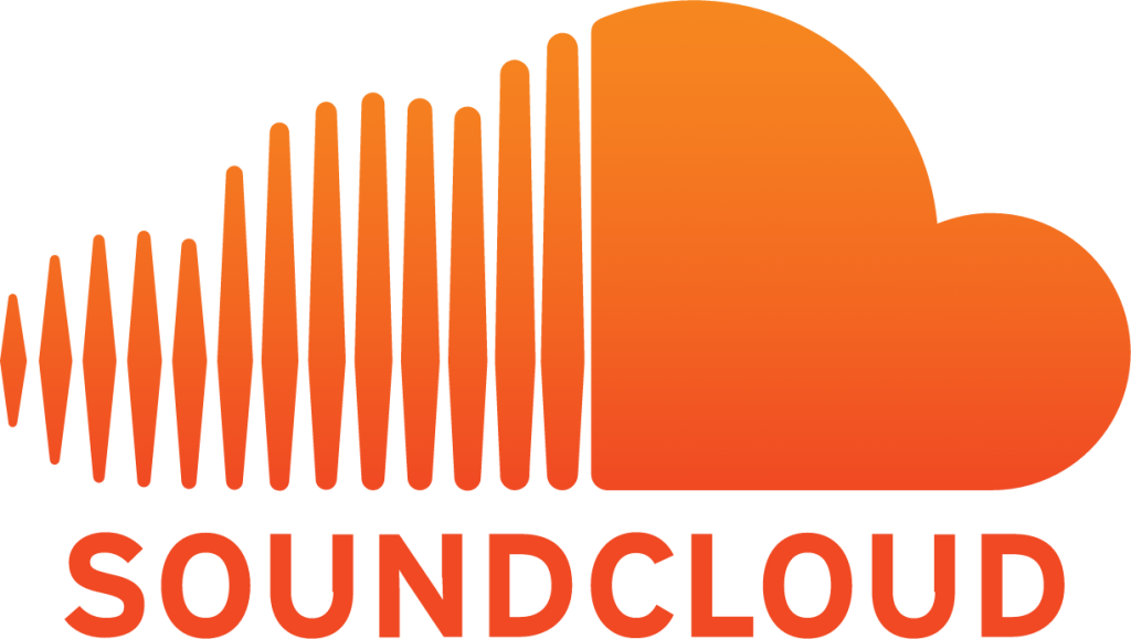 SoundCloud logo with orange cloud and sound waves