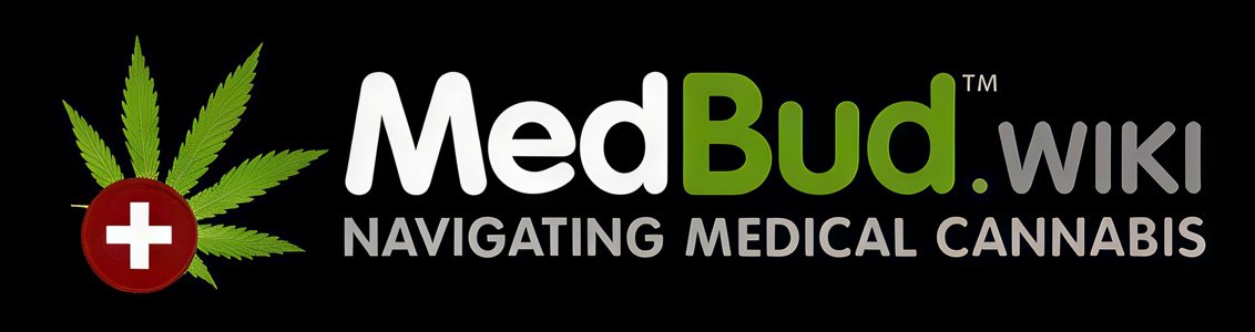 MedBud.wiki logo with a cannabis leaf and a medical cross symbol, and the text 'Navigating Medical Cannabis'.