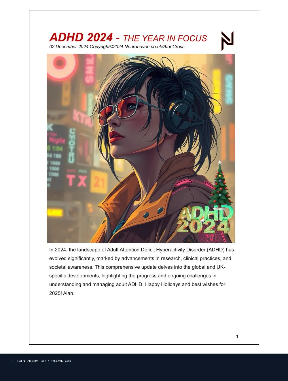 First-page preview of PDF: ADHD 2024